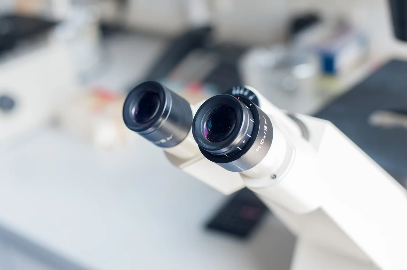 Detail in a research lab, symbolic image