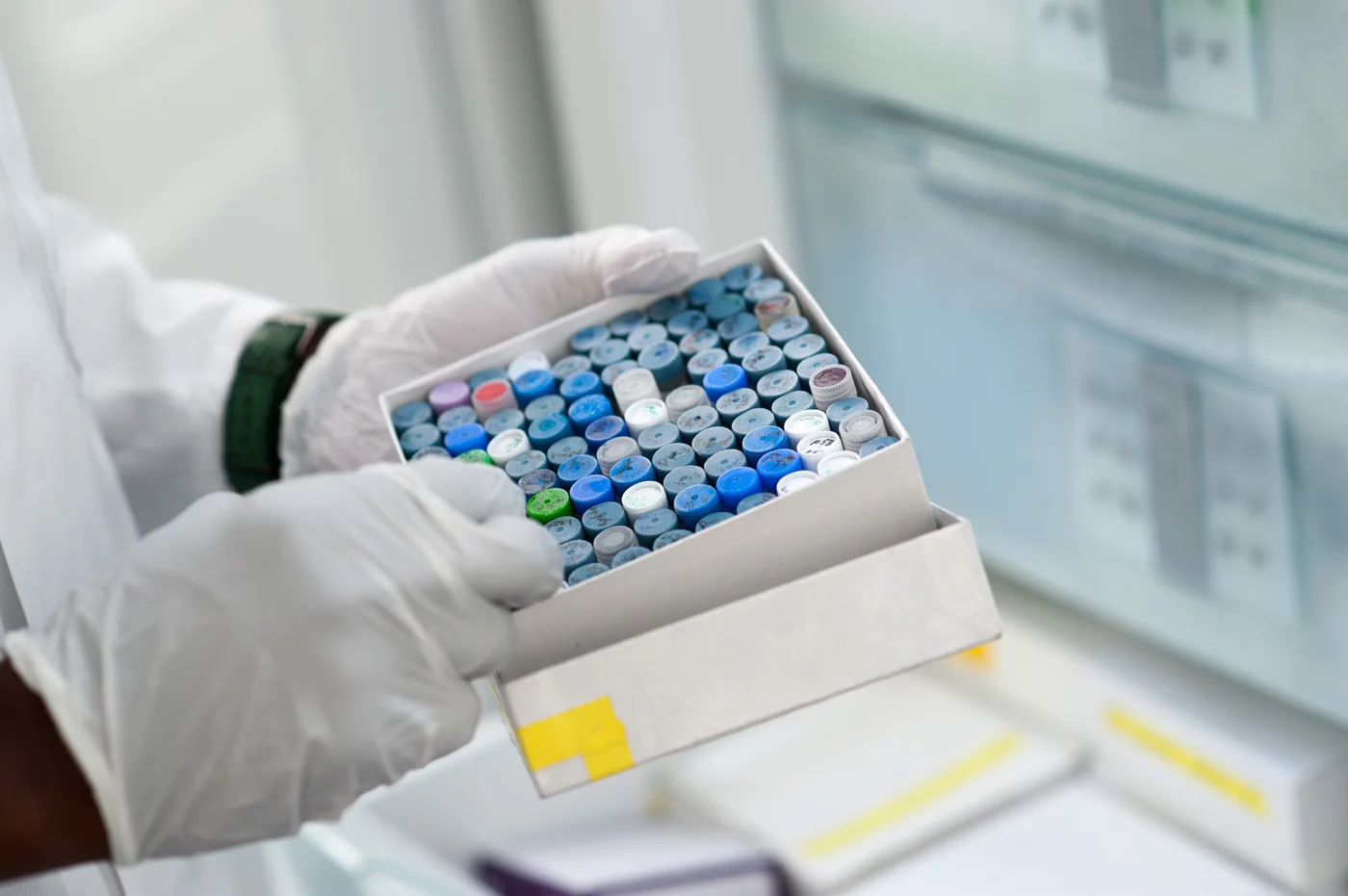 Detail in a research lab, symbolic image