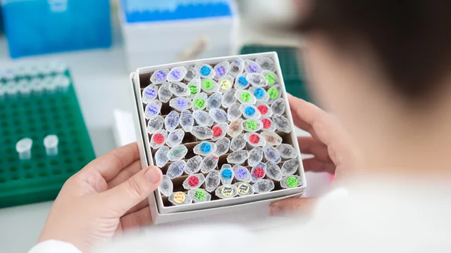 Detail in a research lab, symbolic image