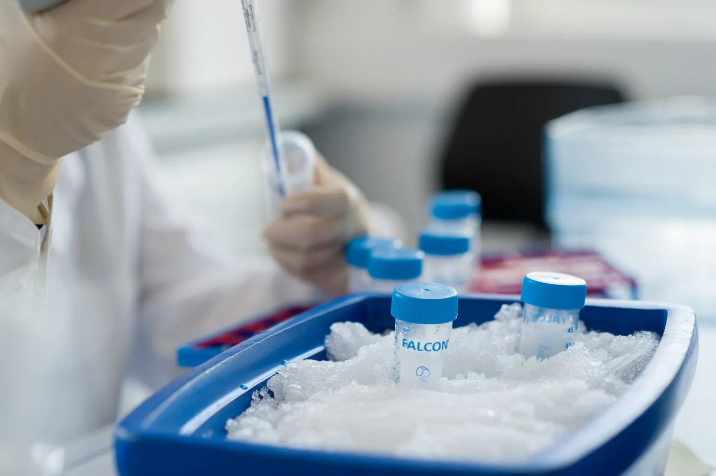 Detail in a research lab, symbolic image