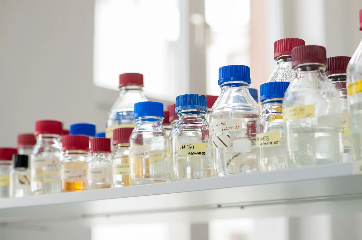 Detail in a research lab, symbolic image